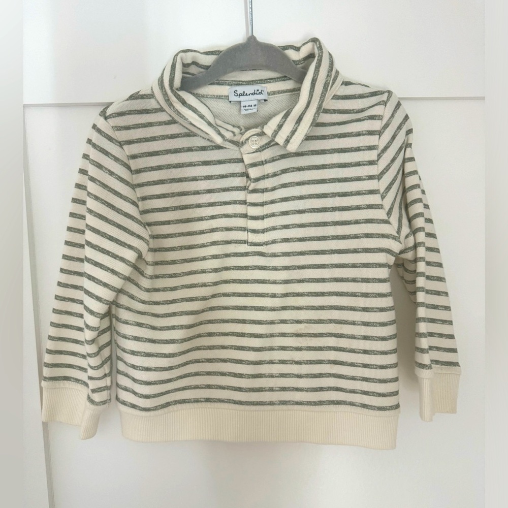Splendid striped collared shirt toddler